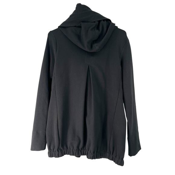 JARBO S /4 hooded stretch sweatshirt jacket Mid Length Luxury Designer womens - Picture 4 of 6